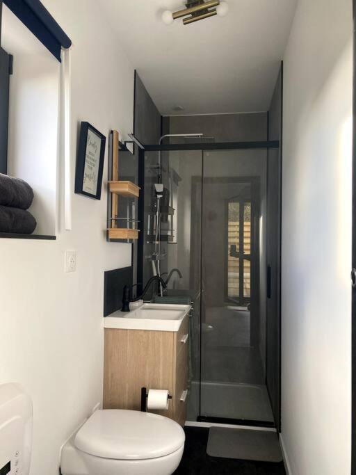 Entre Ville Et Campagne Appartement Cosy Avec Parking Et Terrasse Wood Coutiches 외부 사진
